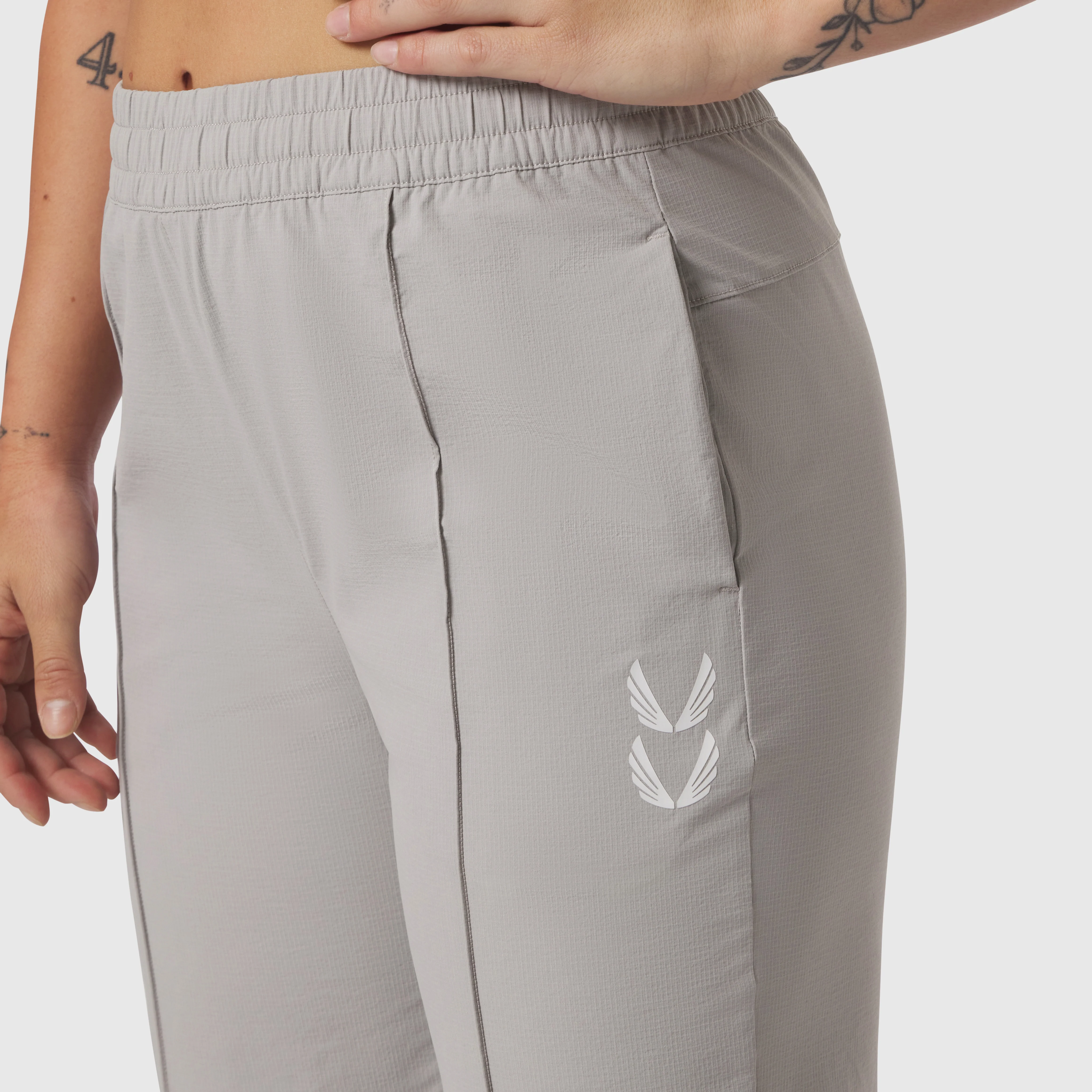W036. Ripstop Relaxed Track Pant - Slate Grey - Image 5