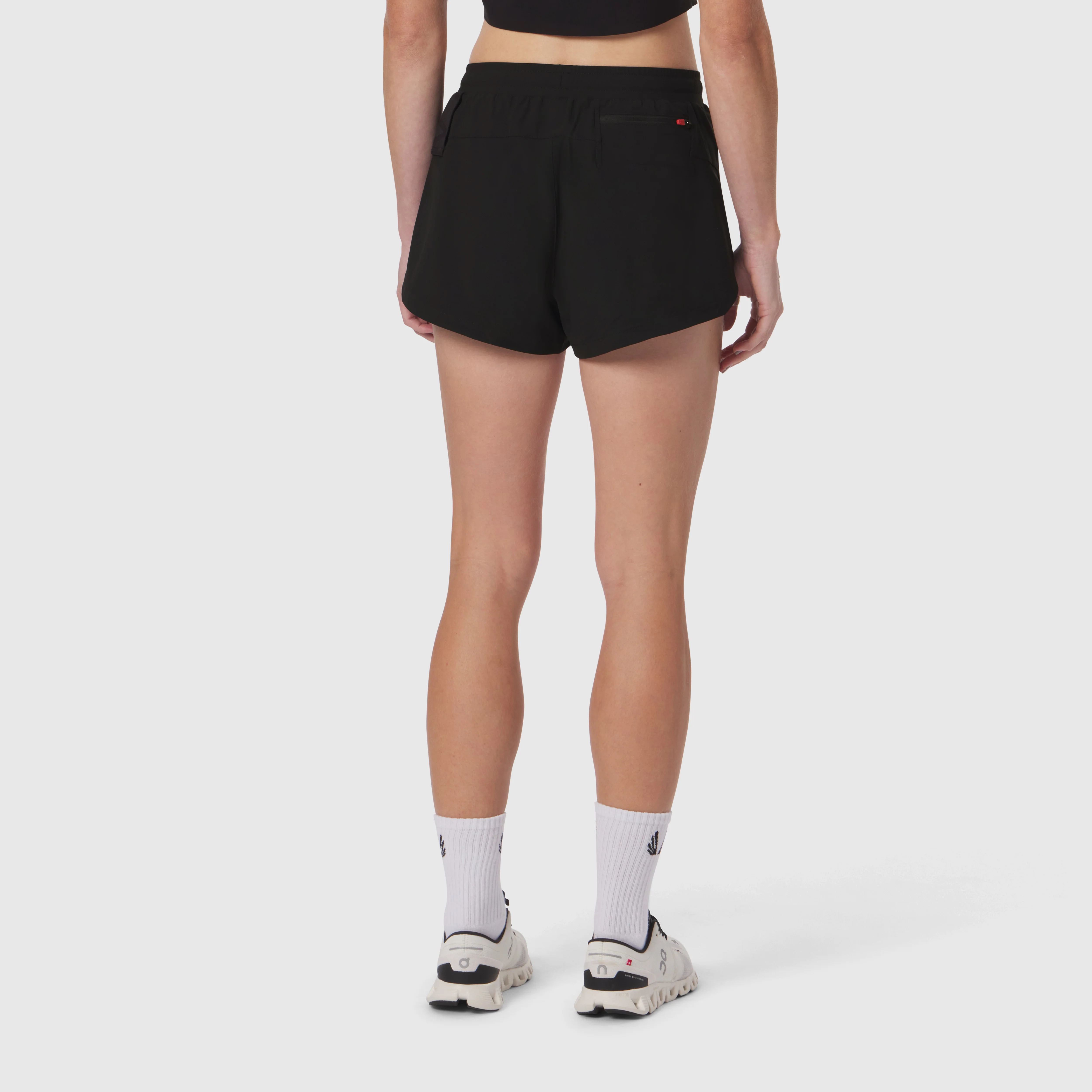 W037. Tetra-Lite® Linerless Short - Black - Image 2