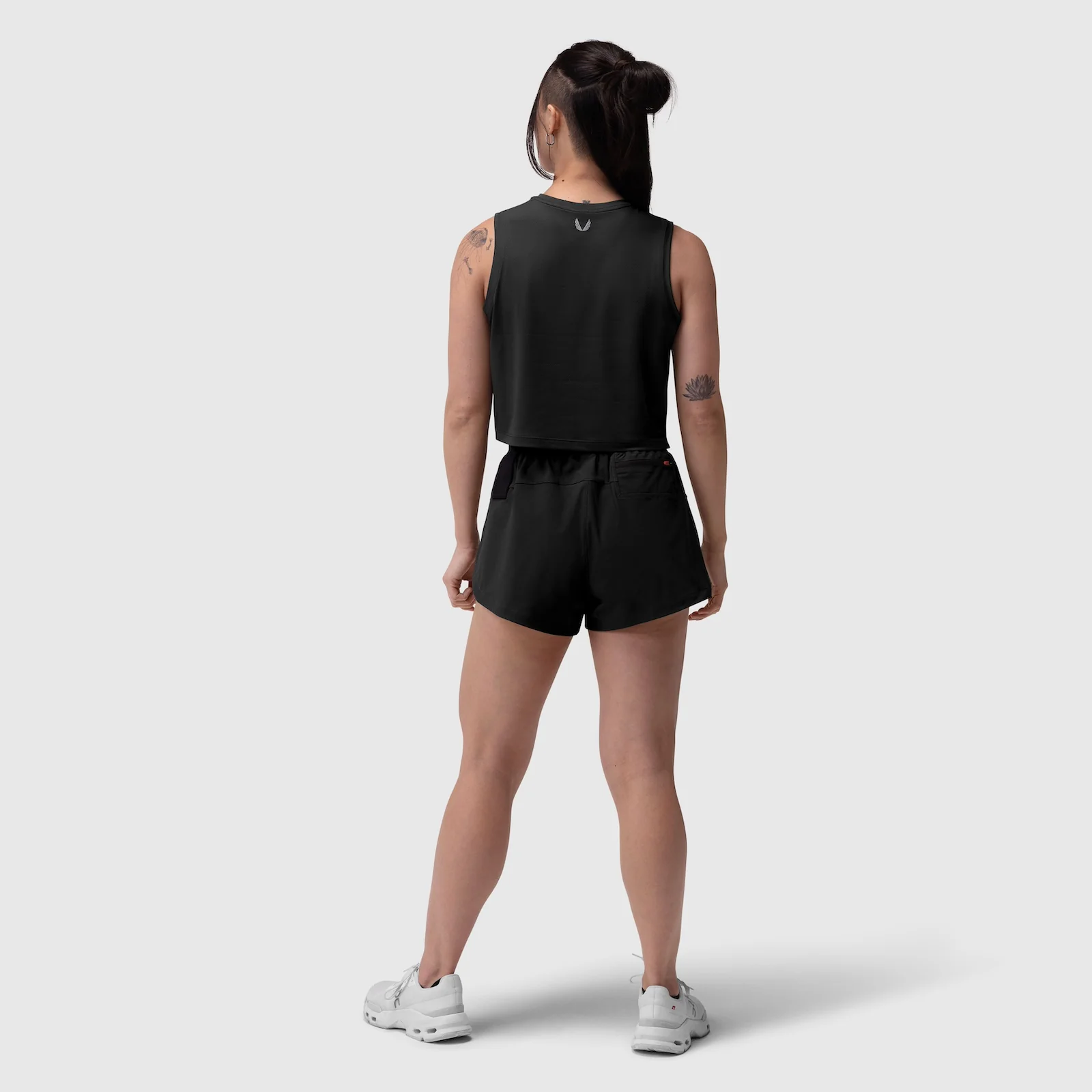 W037. Tetra-Lite® Linerless Short - Black - Image 9