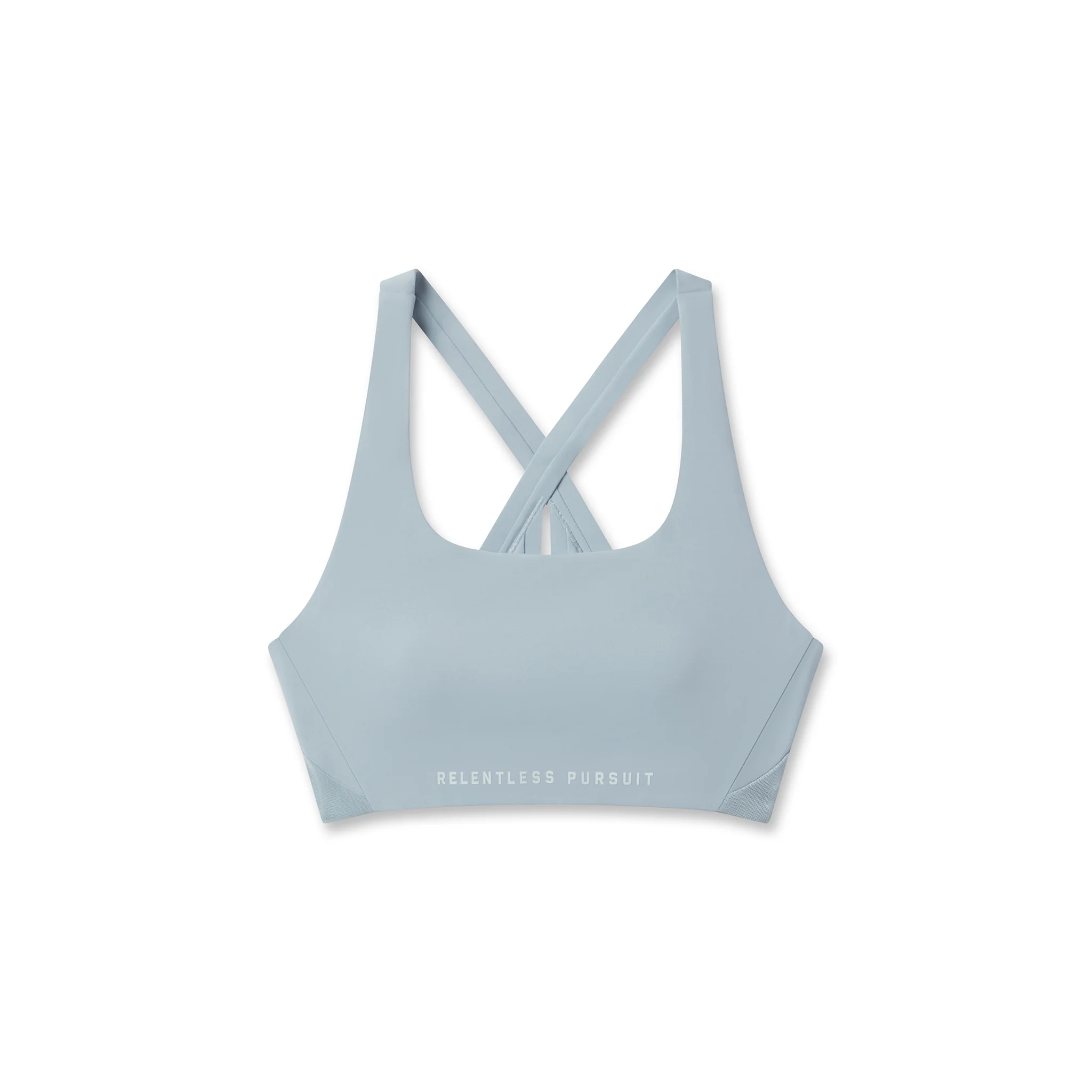 W039. LYCRA® Hybrid Sports Bra - Light Sky - Image 5