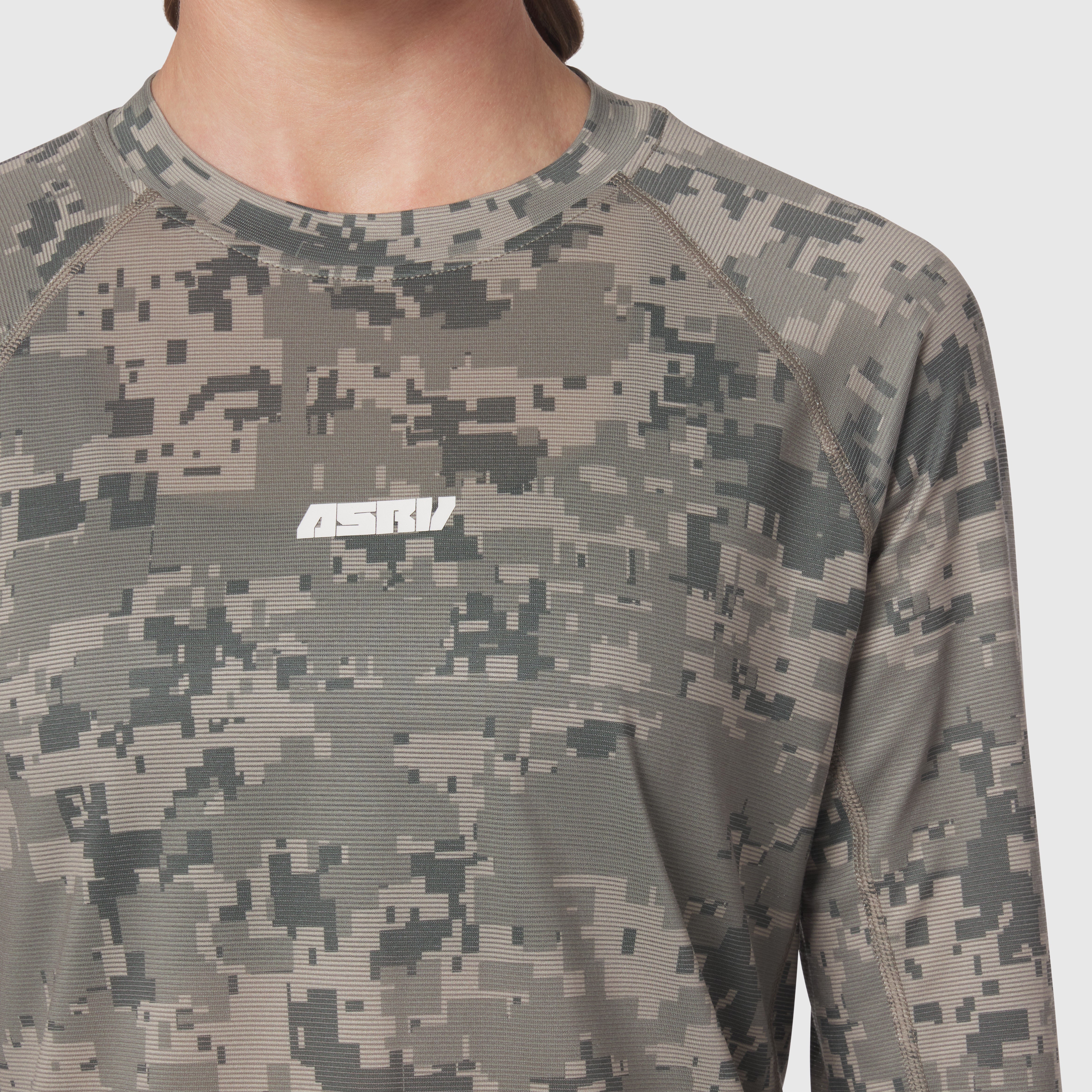 W052. Polartec® Delta Longsleeve - Digital Camo - Image 5