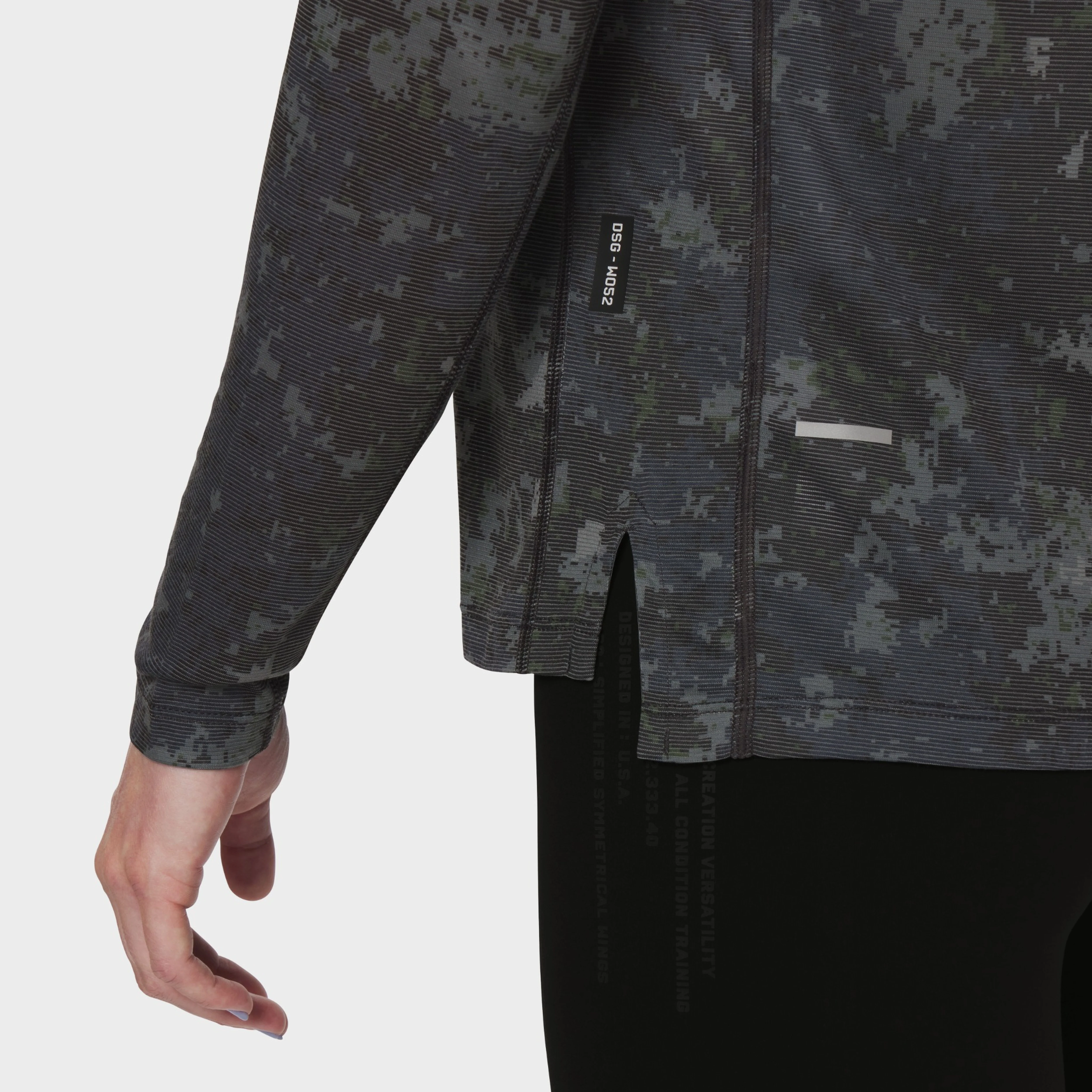 W052. Polartec® Delta Longsleeve - Pixel Camo - Image 6