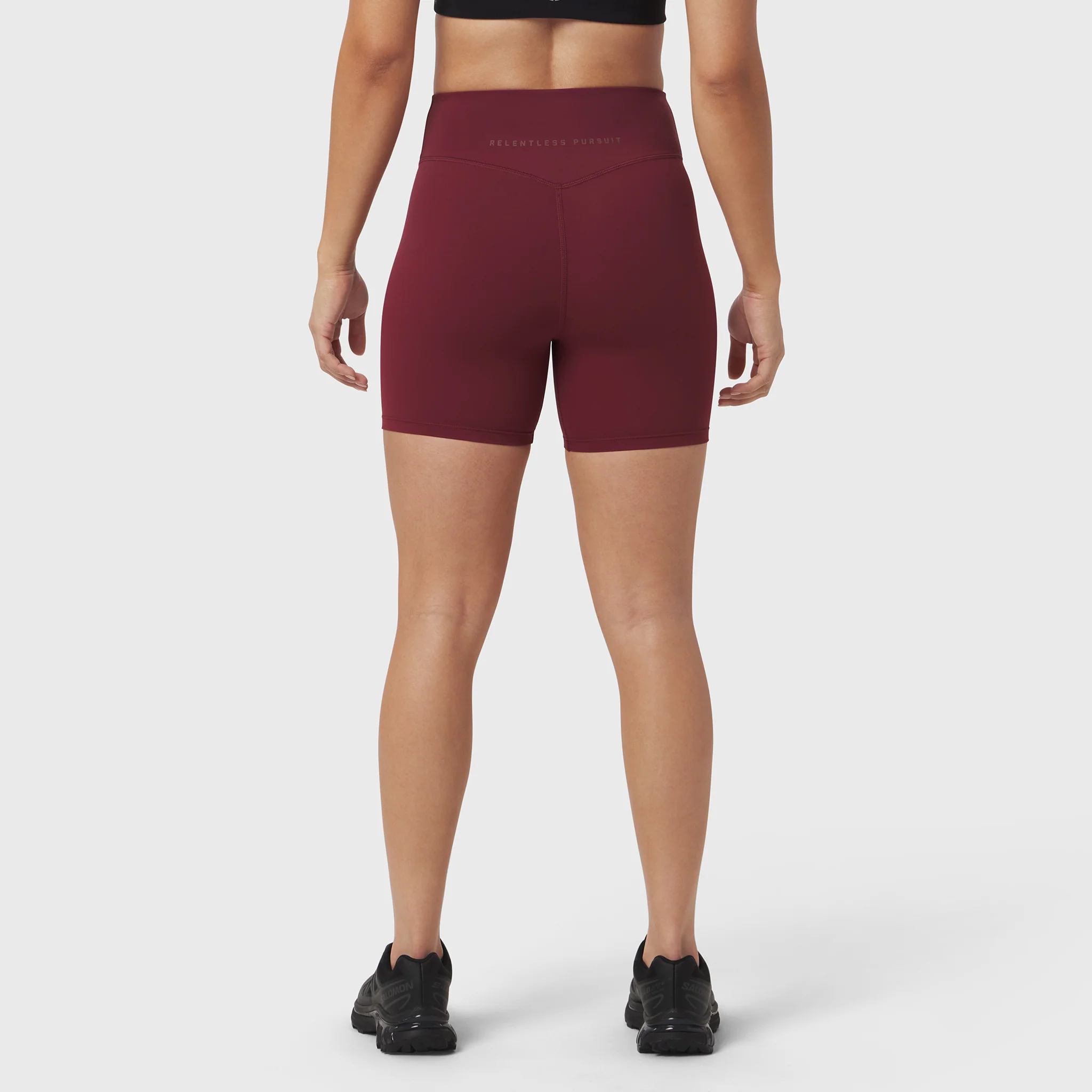 W064. LYCRA® ADAPTIV Biker Short - Crimson - Image 5