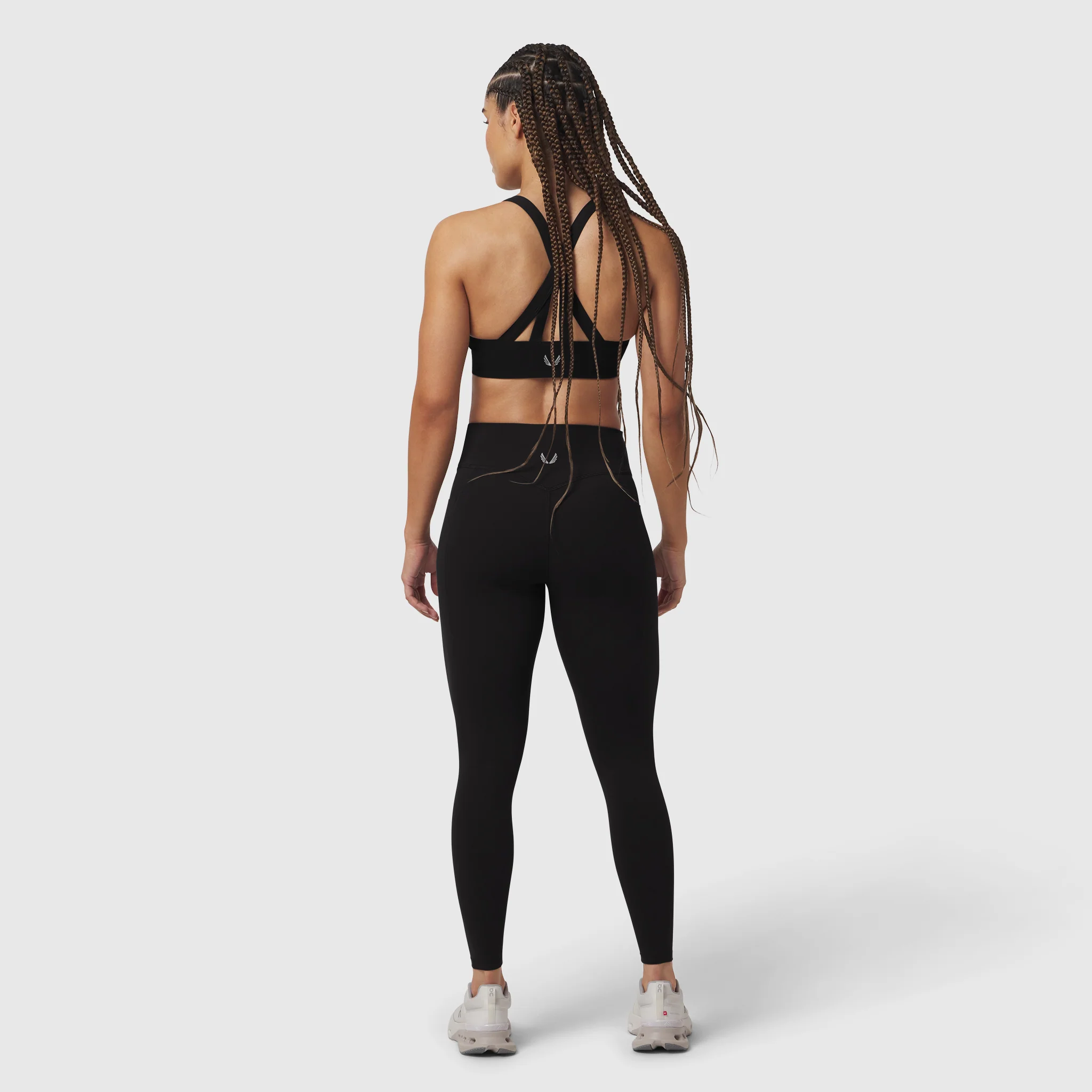 W072. LYCRA® ADAPTIV 4 Pocket Legging - Black - Image 3
