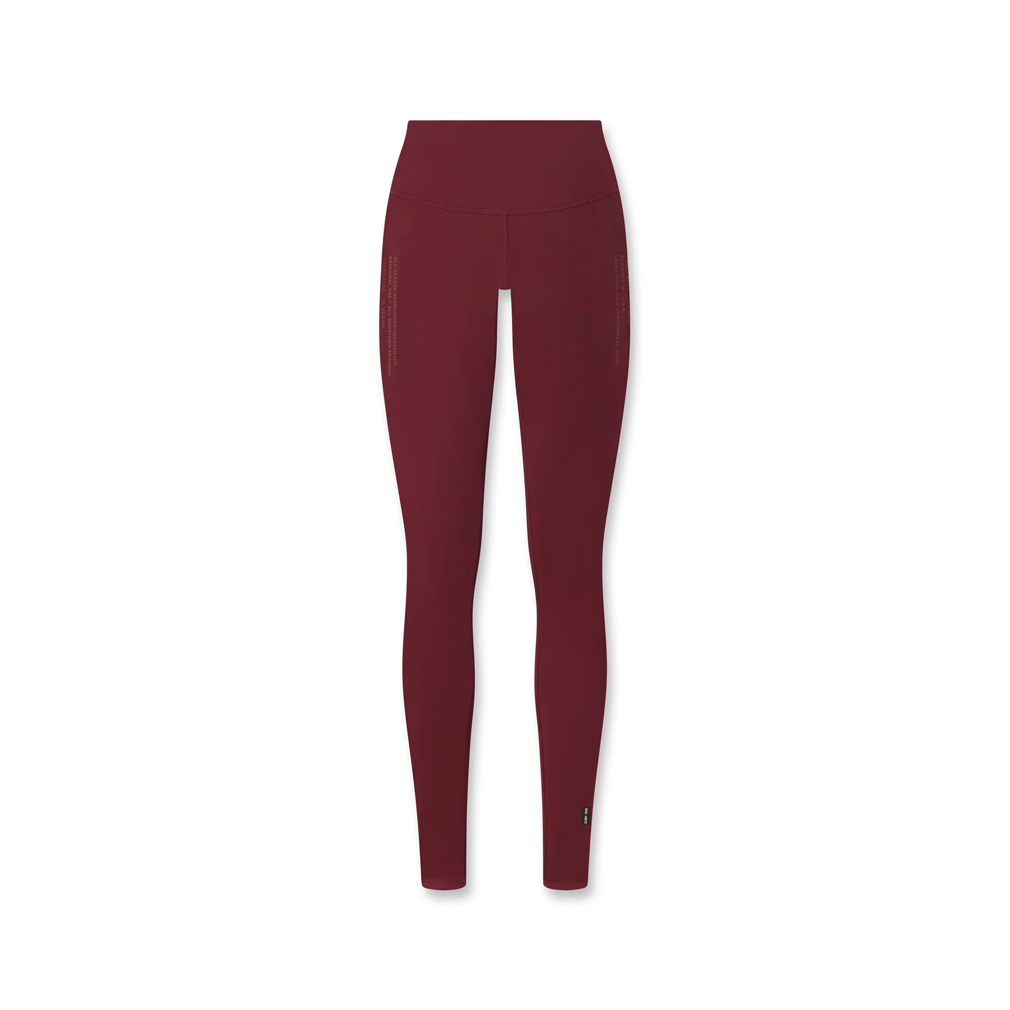 W072. LYCRA® ADAPTIV 4 Pocket Legging - Crimson - Image 9