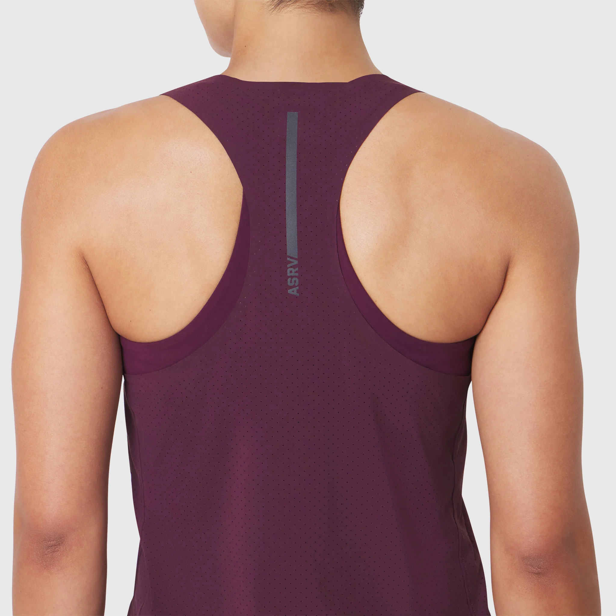 W084. Aerotex™ Perforated Run Tank - Merlot - Image 5