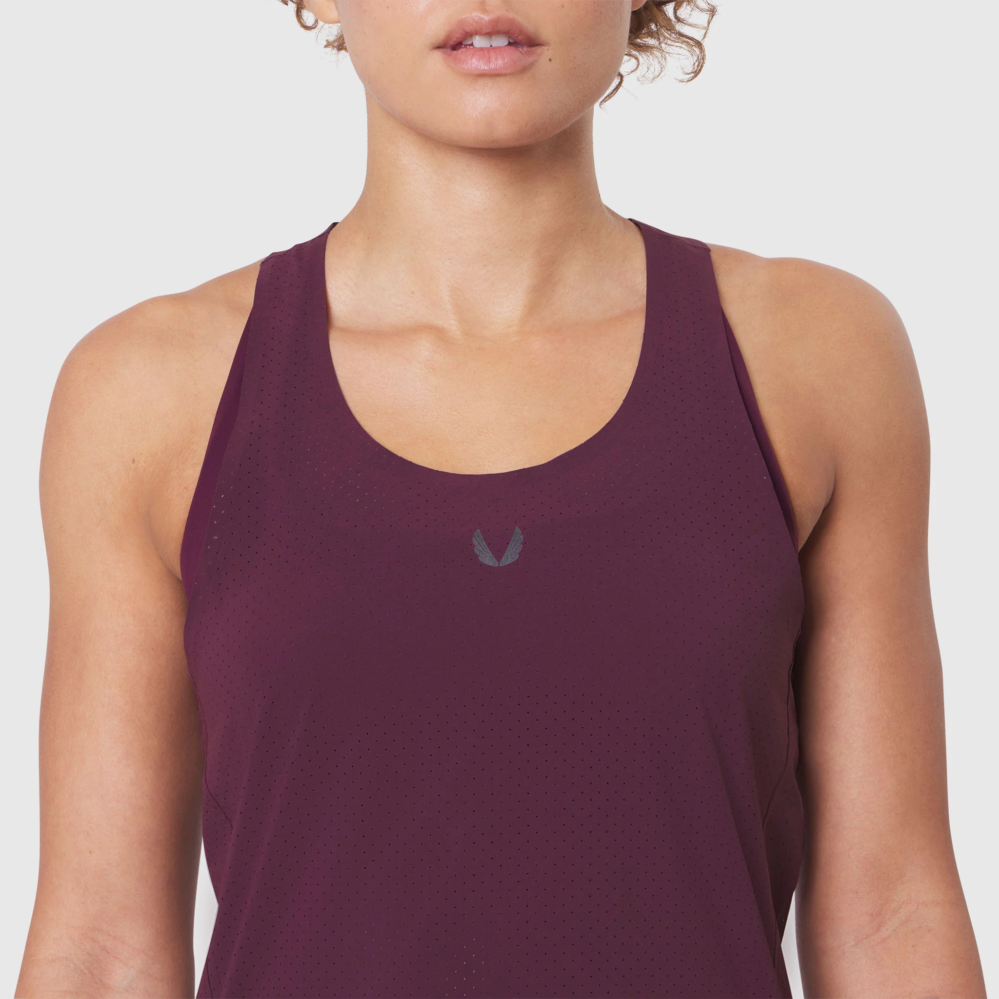 W084. Aerotex™ Perforated Run Tank - Merlot - Image 6