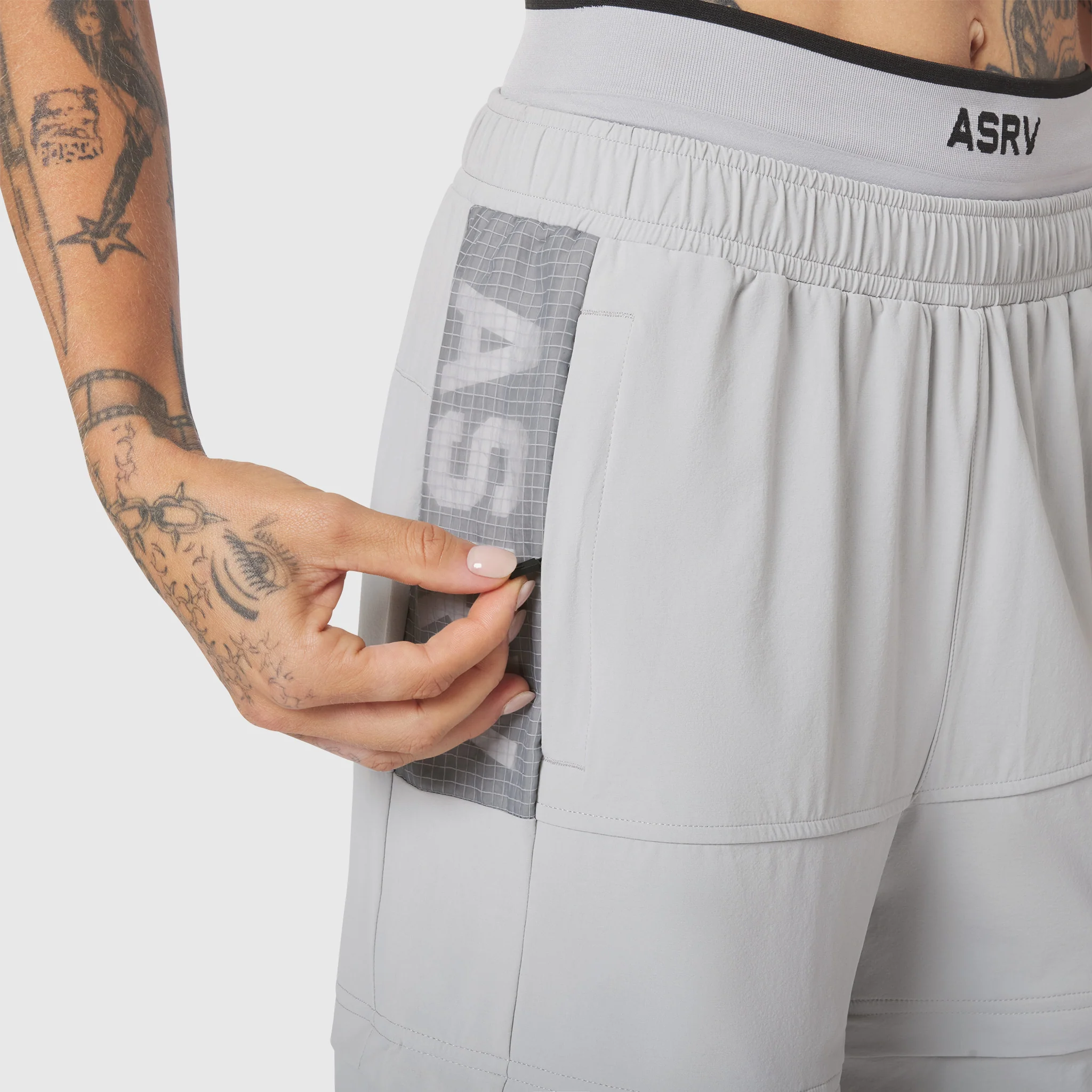 W100. 2-in-1 Convertible Pant - Slate Grey - Image 4